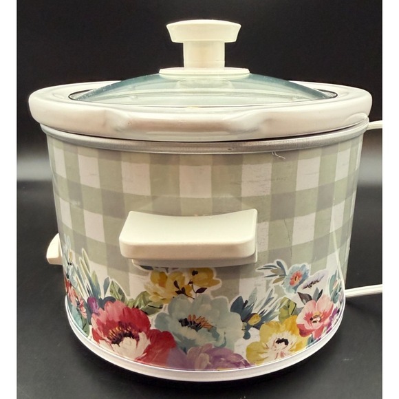 The Pioneer Woman Sweet Romance Blossoms 1.5-Qt Small Slow Cooker - NEW! - Picture 4 of 7